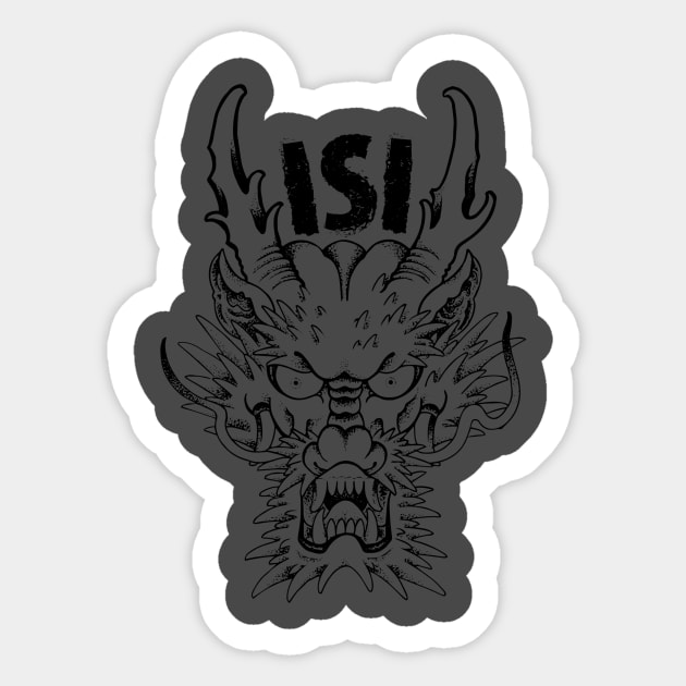 dragon Sticker by isi group